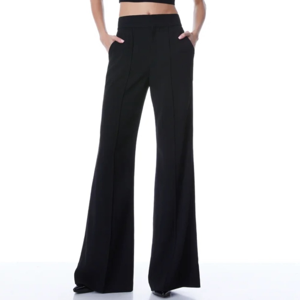 Express High Waisted Pleated Palazzo pant